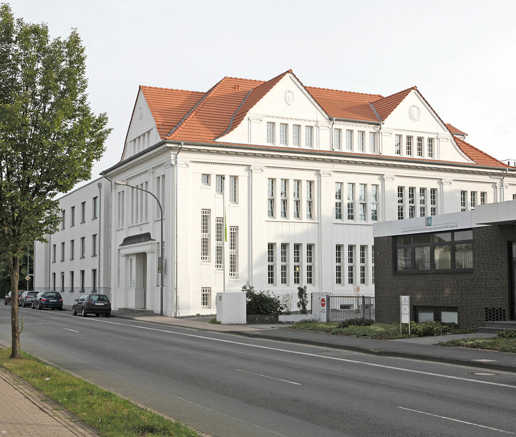 Außenansicht Haus Werrehof Lage, ehemalige Hemdenfabrik