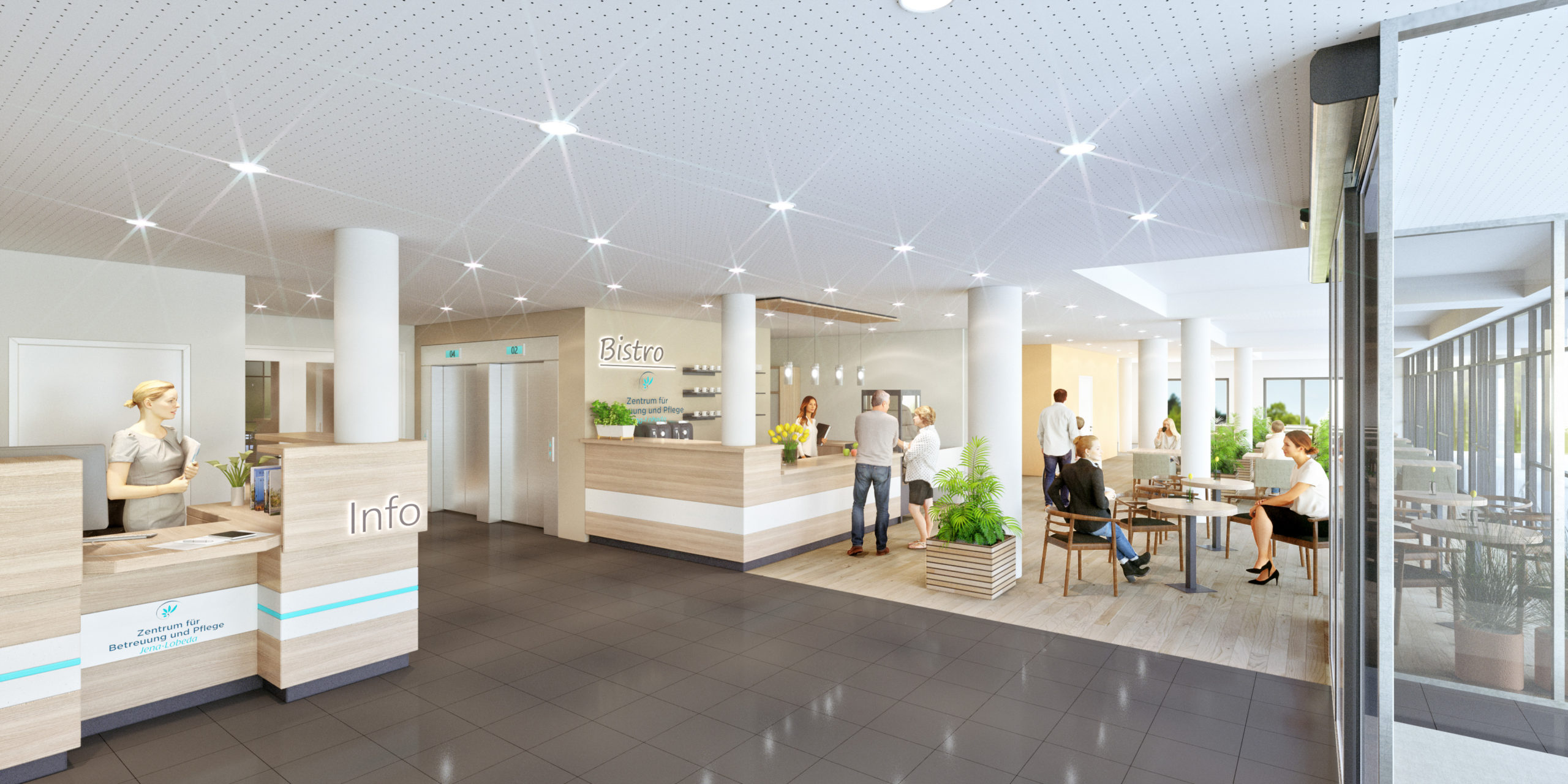 korian_einrichtungen_jena-lobeda_empfang und bistro