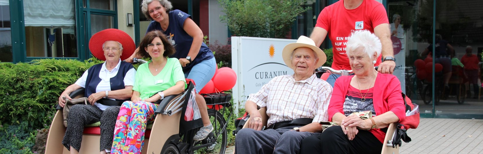 Rikscha fahren für Senioren