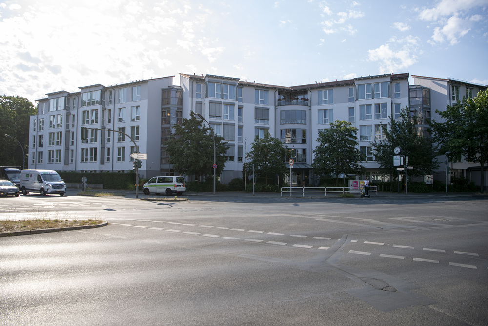 Außenansicht des Korian Seniorenheims Haus am Kienhorstpark Berlin Reinickendorf