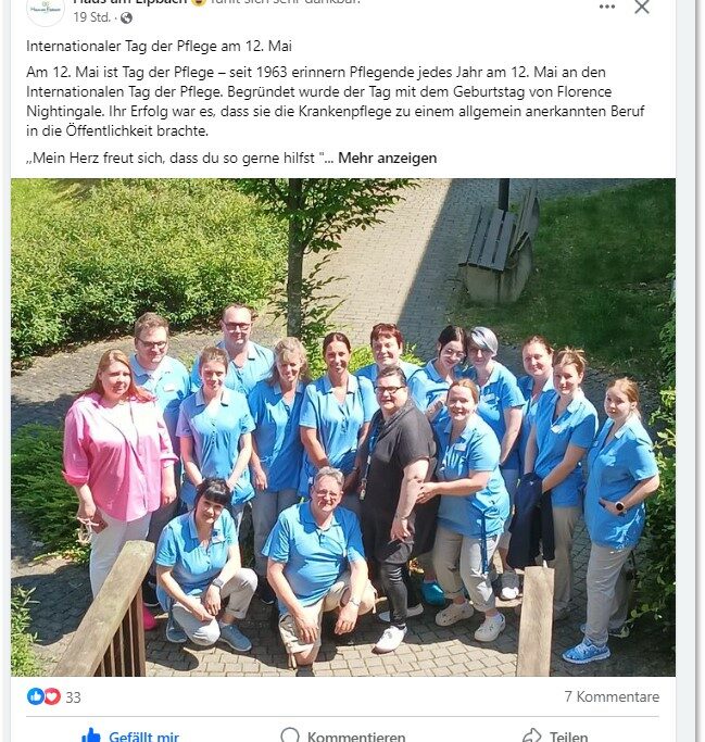 Ein einfacher Satz mit starker Wirkung: "Danke, dass ihr immer da seid!"