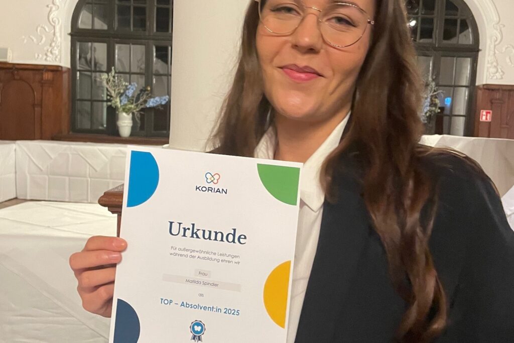 Korian Top Azubi Feier 2025_Top Absolventin